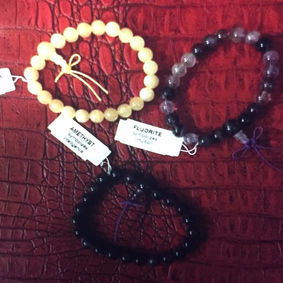 D.S. STARR POWER GEMSTONES BEADS BRACELETS (NEW) - Picture 2 of 3